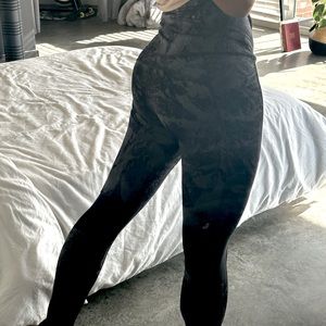 Black and Grey + Mesh Leggings